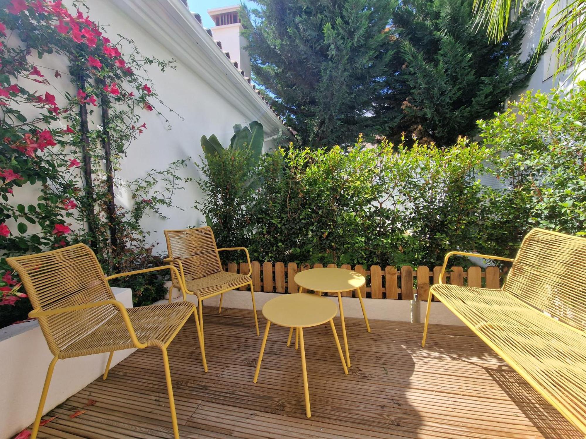 Sun & Palms - Cozy Flat In Quiet Neighbourhood With A Great Pool Area Apartment มาลากา ภายนอก รูปภาพ